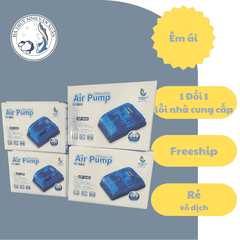 [TẶNG DÂY VÀ ĐÁ SỦI] Máy sủi oxy 1 vòi, 2 vòi Jeneca AP‑548/AP‑648 Air Pump