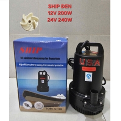 Máy Bơm Ship Đen USA 12V - 200W; 24V - 240W | 12V - 300W; 24V - 350W