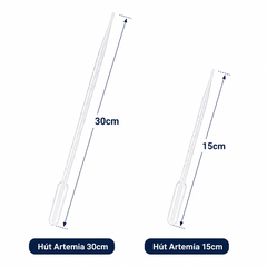 Ống Pipet Nhựa Dẻo | Ống Hút Artemia – Định Lượng Phân Thuốc Cá, Chất Bẩn