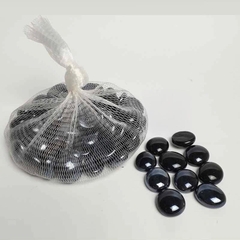 Sỏi Thủy Tinh Tròn Dẹp Đủ Màu Trang Trí Thủy Sinh Hồ Cá Tiểu Cảnh Chậu Cây [320g]