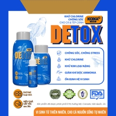 KOIKA DETOX | Dung Dịch khử Clo, Khử Kim Loại Nặng, Giảm Stress, Chống Sốc Chuyên Cho Cá Tép cảnh