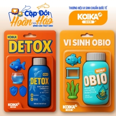 KOIKA DETOX | Dung Dịch khử Clo, Khử Kim Loại Nặng, Giảm Stress, Chống Sốc Chuyên Cho Cá Tép cảnh