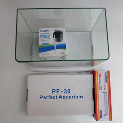 [FREESHIP HCM] Bể Cá Đúc Uốn Cong Hai Cạnh Mặt Trước SIZE 30cm