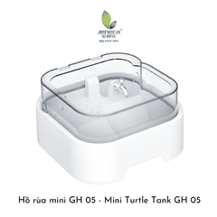Hồ Nuôi Rùa Chuyên Dụng MINI Để Bàn GH-05 Có Dàn Lọc size 28x28x17