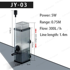 Lọc Váng Kèm Thổi Oxy Sunsun JY-03, JY-02