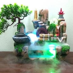 Máy phun sương tạo khói hồ cá mini hiệu Jeneca + Nguồn adapter