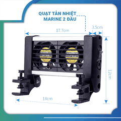 Quạt làm mát bể thủy sinh, bể cá MARINE 2-4-6 cánh