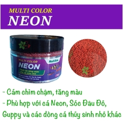 Thức Ăn Cho Cá Cảnh MULTI COLOR Neon – Hộp 70g