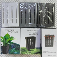Giỏ trồng cây thủy sinh móc thành hồ cá, hồ tép, hồ bán cạn