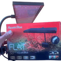 Đèn Led Kẹp Đỏ Cá Không Đỏ Nước FLAT S3 Plus AquaticBlue – Đèn Mini Cho Hồ Cá 15–40cm