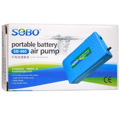 Máy sủi oxy chạy pin Sobo SB-960 1 vòi