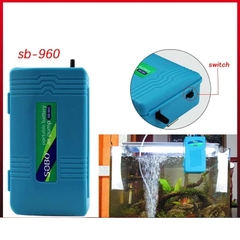 Máy sủi oxy chạy pin Sobo SB-960 1 vòi
