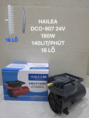 Máy Thổi Khí Sử Dụng Bình Ắc Quy Công Suất Lớn 180w Hailea DCO 907[TẶNG ĐÁ SỦI, DÂY OXY]