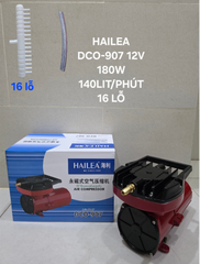 Máy Thổi Khí Sử Dụng Bình Ắc Quy Công Suất Lớn 180w Hailea DCO 907[TẶNG ĐÁ SỦI, DÂY OXY]