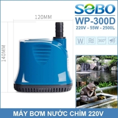 BƠM CHÌM SOBO WP 100D 200D 300D 500D  CHO HỒ CÁ CẢNH
