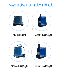 BƠM CHÌM SOBO WP 100D 200D 300D 500D  CHO HỒ CÁ CẢNH