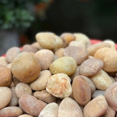 Đá Sỏi Thạch Anh Vàng Tự Nhiên Trang Trí Phong Thủy 1kg
