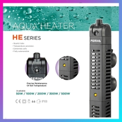 Sưởi bể cá có vỏ bọc chống bỏng PERIHA HE 50W 100W 200W 300W 500W