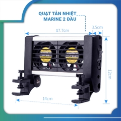 Quạt Làm Mát Bể Thủy Sinh, Bể Cá 2-4-6