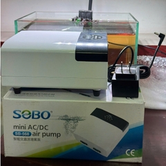 [Tặng kèm dây và đá sủi] Máy Sủi Oxy Tích Điện SOBO SB-568 4 Vòi – Sủi Mạnh, Pin Trâu, Chạy Êm
