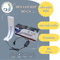 Đèn Kẹp Hồ Cá XML 5W 4 Hàng LED – Đèn Thủy Sinh Siêu Sáng, Decor Hồ Cá Mini