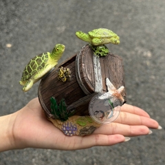 Tiểu Cảnh Rương Kho Báu (Cao Cấp) Trang Trí Hồ Cá, Bể Cá, Chậu Cây, Tiểu Cảnh Terrarium