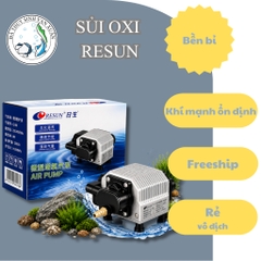 Máy Sủi Oxy Resun AP-20 / AP-30 / AP-50 Sục Khí Hồ Cá, Hồ Thủy Sinh, Nuôi Cá Tôm Tép