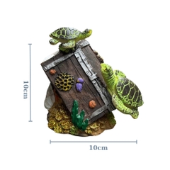 Tiểu Cảnh Rương Kho Báu (Cao Cấp) Trang Trí Hồ Cá, Bể Cá, Chậu Cây, Tiểu Cảnh Terrarium