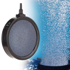 Đĩa Sủi Oxy Siêu Mịn Hiệu Bonetar B024 Viền Nhựa, Tạo Bọt Khí Nano Tăng Oxy Hòa Tan Cho Hồ Cá 10cm , 20cm
