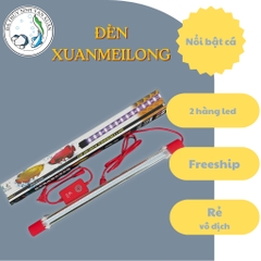 Đèn Led T8 Xuanmeilong Thủy Tinh Limited 2 hàng led - Led XML Chuyên Dụng Đỏ Cá
