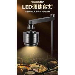 ĐÈN RỌI KAOKUI KK-09 – 3 CHẾ ĐỘ ÁNH SÁNG, CHỈNH TIÊU CỰ LINH HOẠT CHO HỒ CÁ THỦY SINH