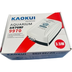 Máy Sủi OXY Sạc Điện 2 Vòi KAOKUI 9970 Cho Hồ Cá, Vận Chuyển, Chống Mất Điện, Chạy Siêu Êm Ái