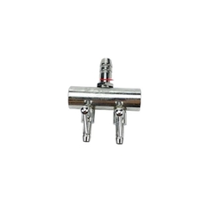 Van Chia Khí Oxy CO2 Inox Có Khóa Điều Chỉnh Đầu Vào 8 Li Đầu Ra 4 5 6 Li Chia 2 4 6 8 10 12 Vòi