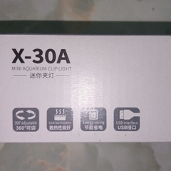 Đèn LED Kẹp Hồ Cá Jeneca X-30A USB 5V Mini Điều Chỉnh Độ Sáng Xoay 360° Cho Bể Cá Thủy Sinh Nano