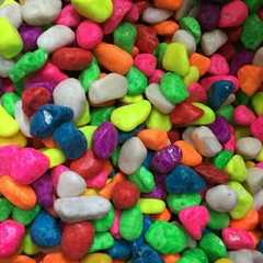 1 Kg Sỏi Nhiều Màu Trang Trí Hồ Cá, Bể Cá, Bể Thủy Sinh, Chậu Cây Size Nhỏ Vừa To