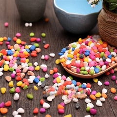 1 Kg Sỏi Nhiều Màu Trang Trí Hồ Cá, Bể Cá, Bể Thủy Sinh, Chậu Cây Size Nhỏ Vừa To