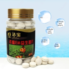 Vi Sinh EM Viên Nén JIEBAO 80g Bổ Sung Lợi Khuẩn, Làm Trong Nước Hồ Cá Cảnh, Hồ Thủy Sinh