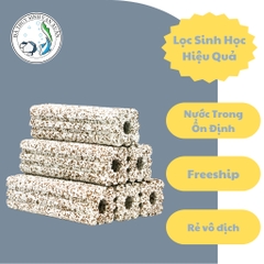[ Combo HOT ] Sứ Thanh Muối Tiêu, Mai Vàng  Đa Giác 8 Rãnh Size Lớn 10x3cm Vật Liệu Lọc Bể Cá, Hồ Cá
