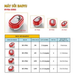 [TẶNG DÂY OXY & ĐÁ SỦI] Máy Sủi Oxy Siêu Êm BAOYU BY-P502 , Máy Sục Khí Oxy Cho Bể Cá