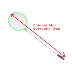 Vợt Tròn Vớt Artemia, Bobo, Cá Con - Vợt Nano Mịn Và Mỏng