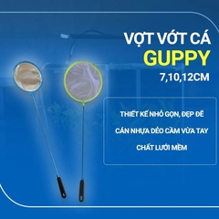 Vợt Tròn Vớt Artemia, Bobo, Cá Con - Vợt Nano Mịn Và Mỏng