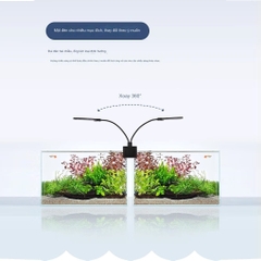 Đèn Led đôi Kaokui KK-X2 - Đèn Led kẹp bể Thủy Sinh Kiểu Dáng Độc Đáo