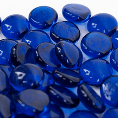 Sỏi Thủy Tinh Tròn Dẹp Đủ Màu Trang Trí Thủy Sinh Hồ Cá Tiểu Cảnh Chậu Cây [320g]