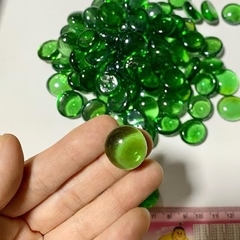 Sỏi Thủy Tinh Tròn Dẹp Đủ Màu Trang Trí Thủy Sinh Hồ Cá Tiểu Cảnh Chậu Cây [320g]