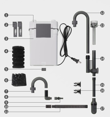 LỌC TREO XBL 300 400 500 600 CÓ KÈM LỌC VÁNG [TẶNG VẬT LIỆU LỌC]