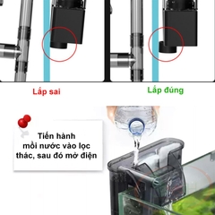 MÁY LỌC THÁC TREO JENECA XP 06 | XP 09 CHO HỒ CÁ CẢNH