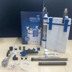 Lọc treo Sunsun YBF 600 cho bể cá cảnh có khoang lắng phân, hút mặt và hút đáy, hoạt động êm