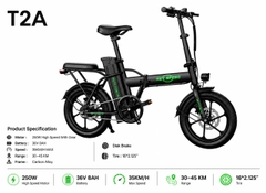 Xe Đạp Trợ Lực Điện NETT T2A GẤP GỌN - TIỆN LỢI