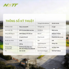 Xe Đạp Điện Trợ Lực NETT FS12 - Hàng Chính Hãng - Bảo Hàng Chính Hãng