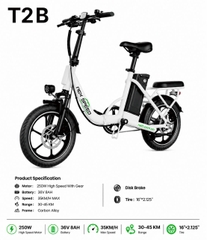 Xe Đạp Trợ Lực Điện NETT T2B PHONG CÁCH THỜI THƯỢNG